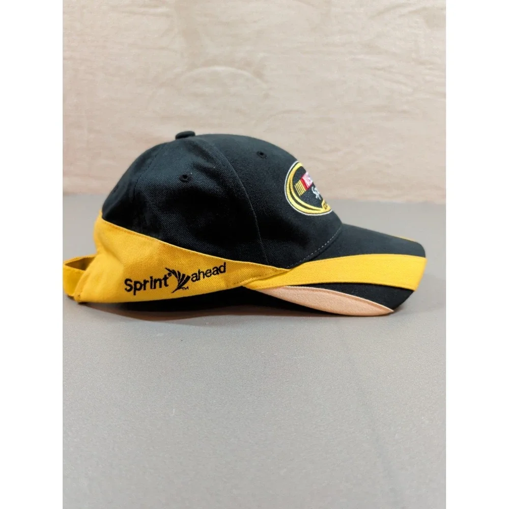 NASCAR Sprint Cup Series 2008 Racing Hat Black Yellow Embroidered Adjustable Cap